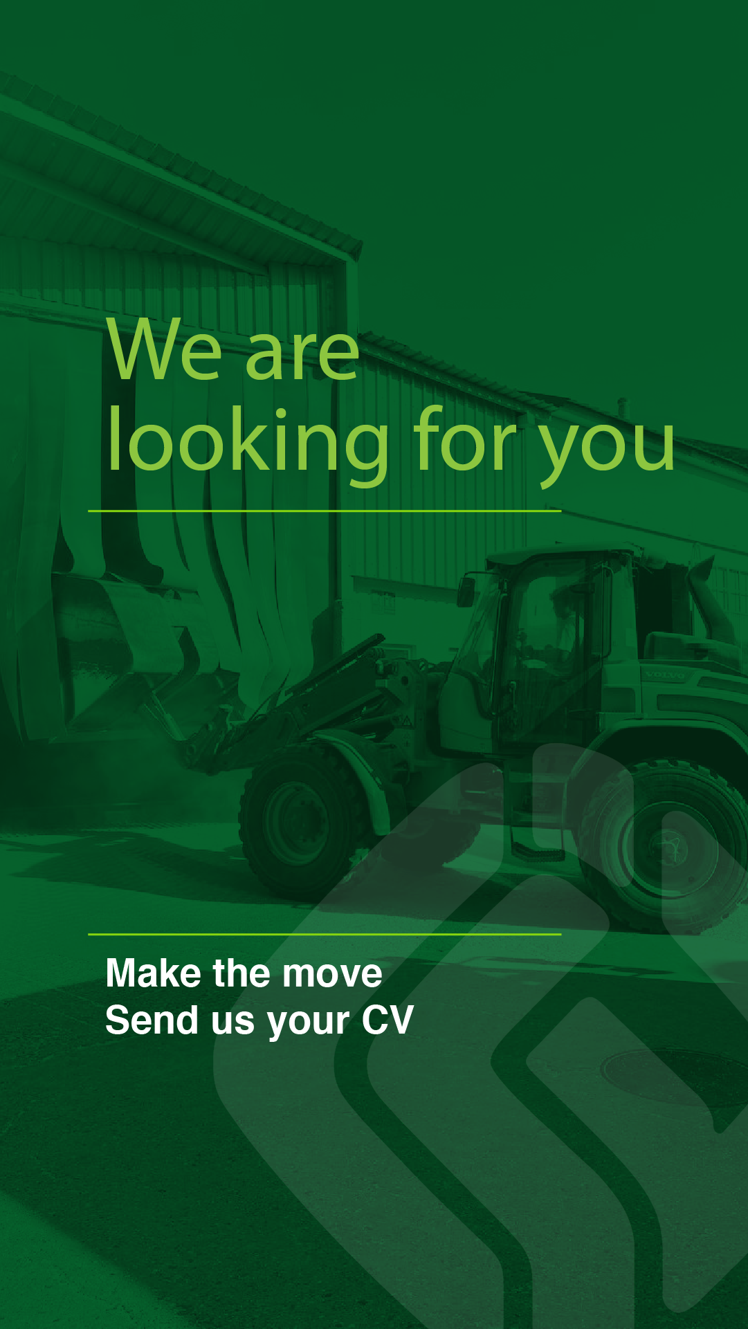 We are looking for you